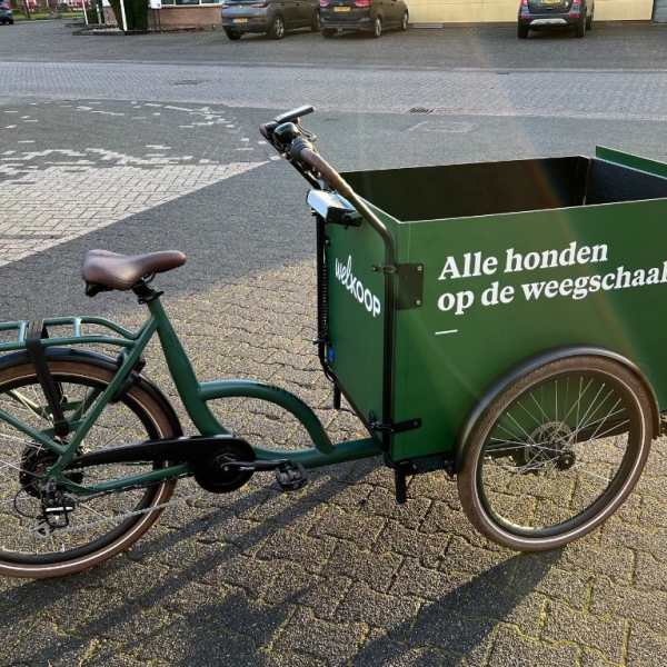 custom made bakfiets voor Welkoop