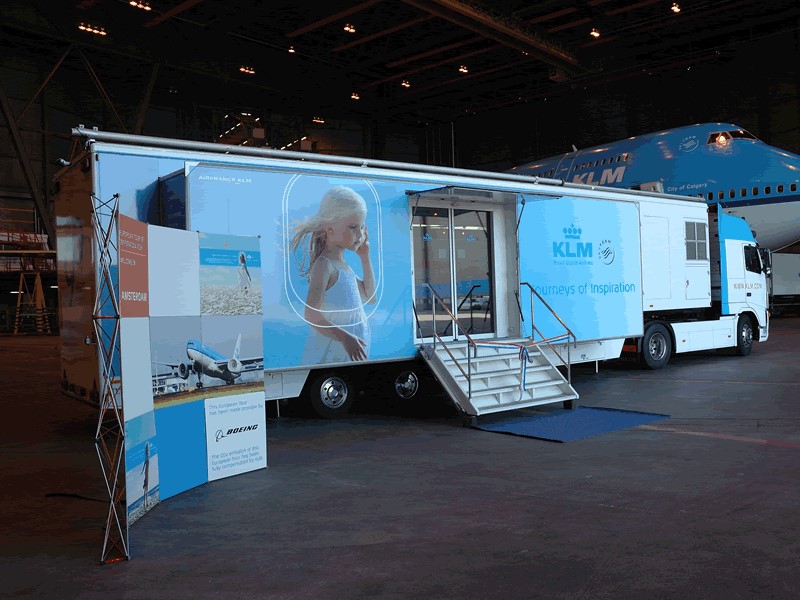 KLM 90 jaar roadshow