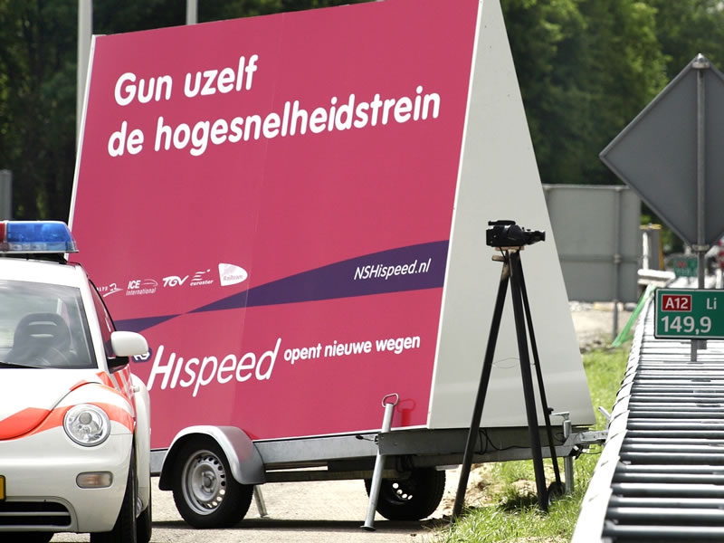 NS Hispeed billboard
