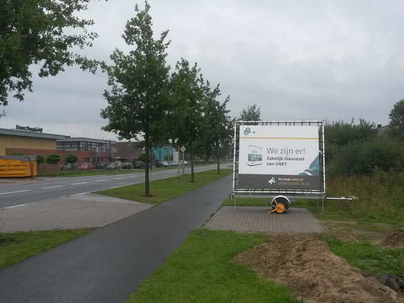 Unet Glasvezel billboard