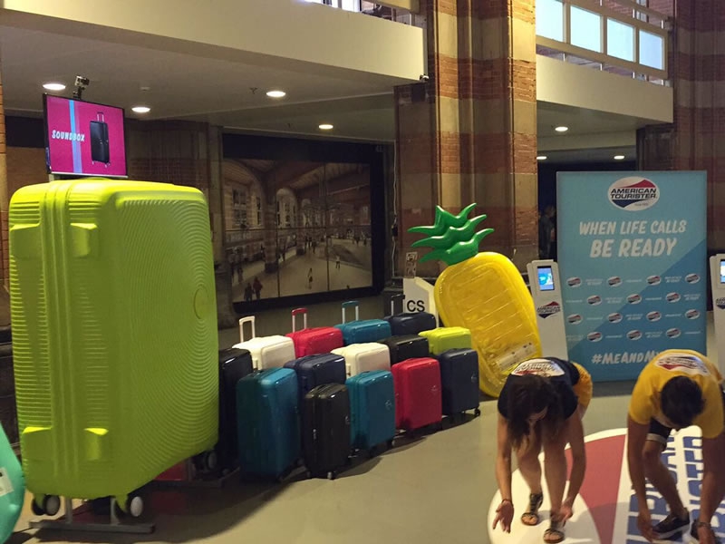 Samsonite Koffer Blowup