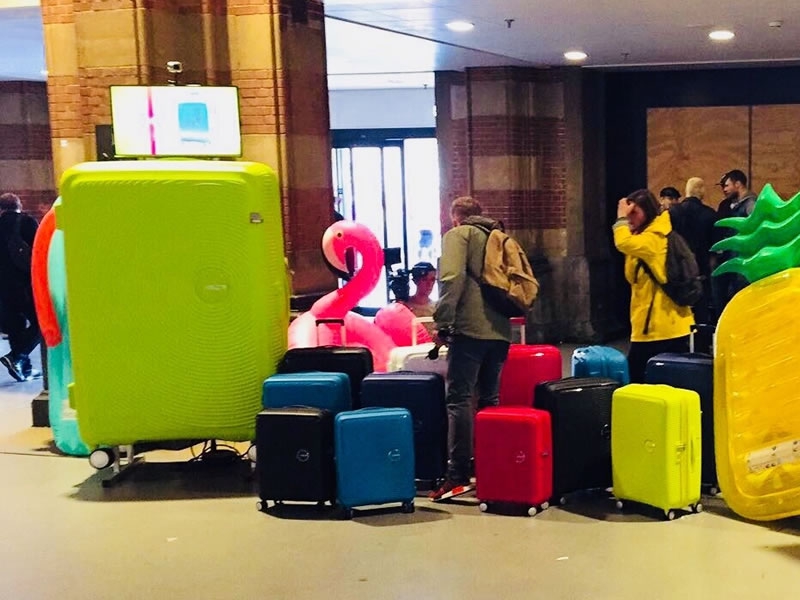 Samsonite Koffer Blowup