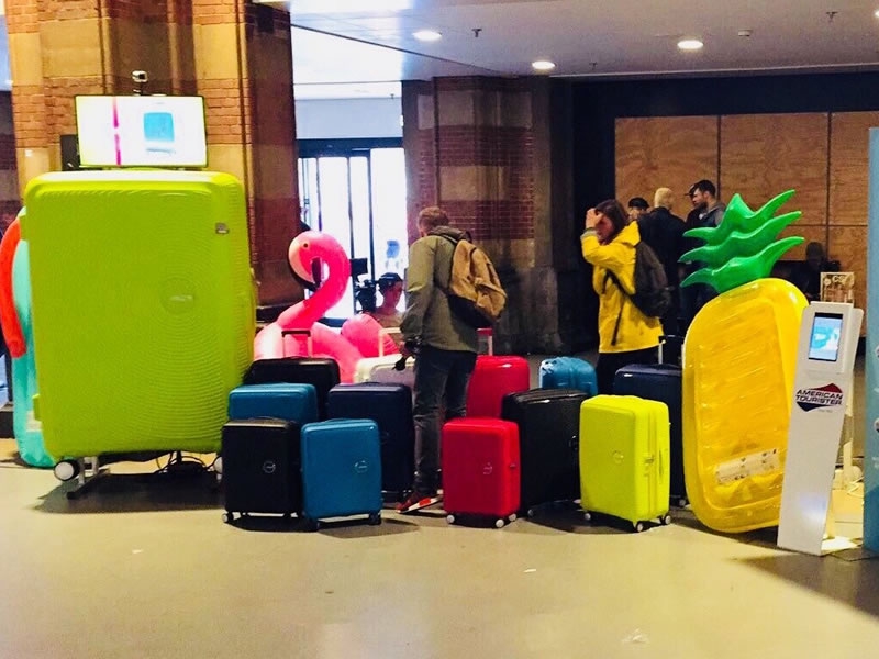 Samsonite Koffer Blowup